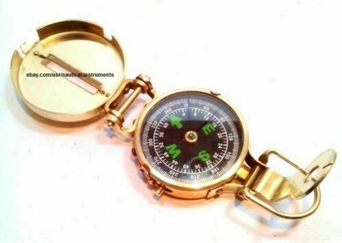 MILITARY COMPASS  NAUTICAL BRASS COMPASS OUTDOOR CAMPING HIKING COMPASS LOT OF 5 Без бренда - фотография #2