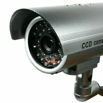 3 Pack IR Bullet Fake Dummy Surveillance Security Camera CCTV & Record Light HZDC-Sbullet bullet silver - фотография #3