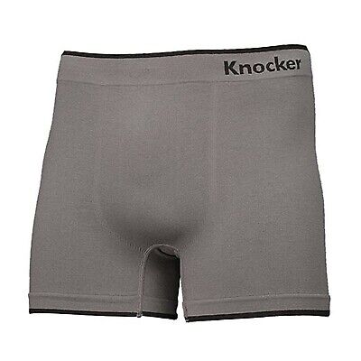 6 Mens Microfiber MS002M Boxer Briefs Underwear Seamless Compression #2 One Size Knocker - фотография #2