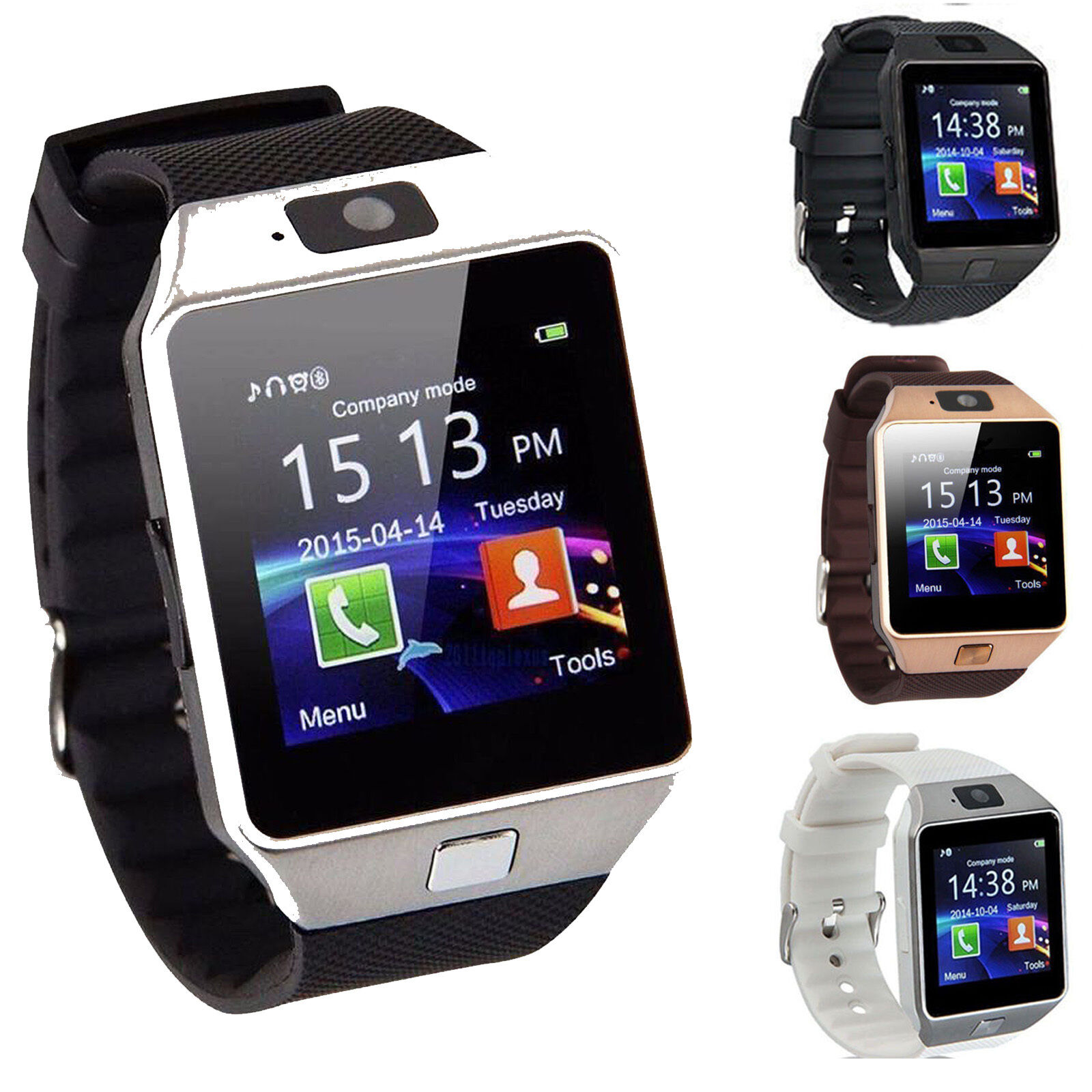 DZ09 Bluetooth Smart Watch Phone + Camera SIM Card For Android IOS Phones Wirez4U SM-889