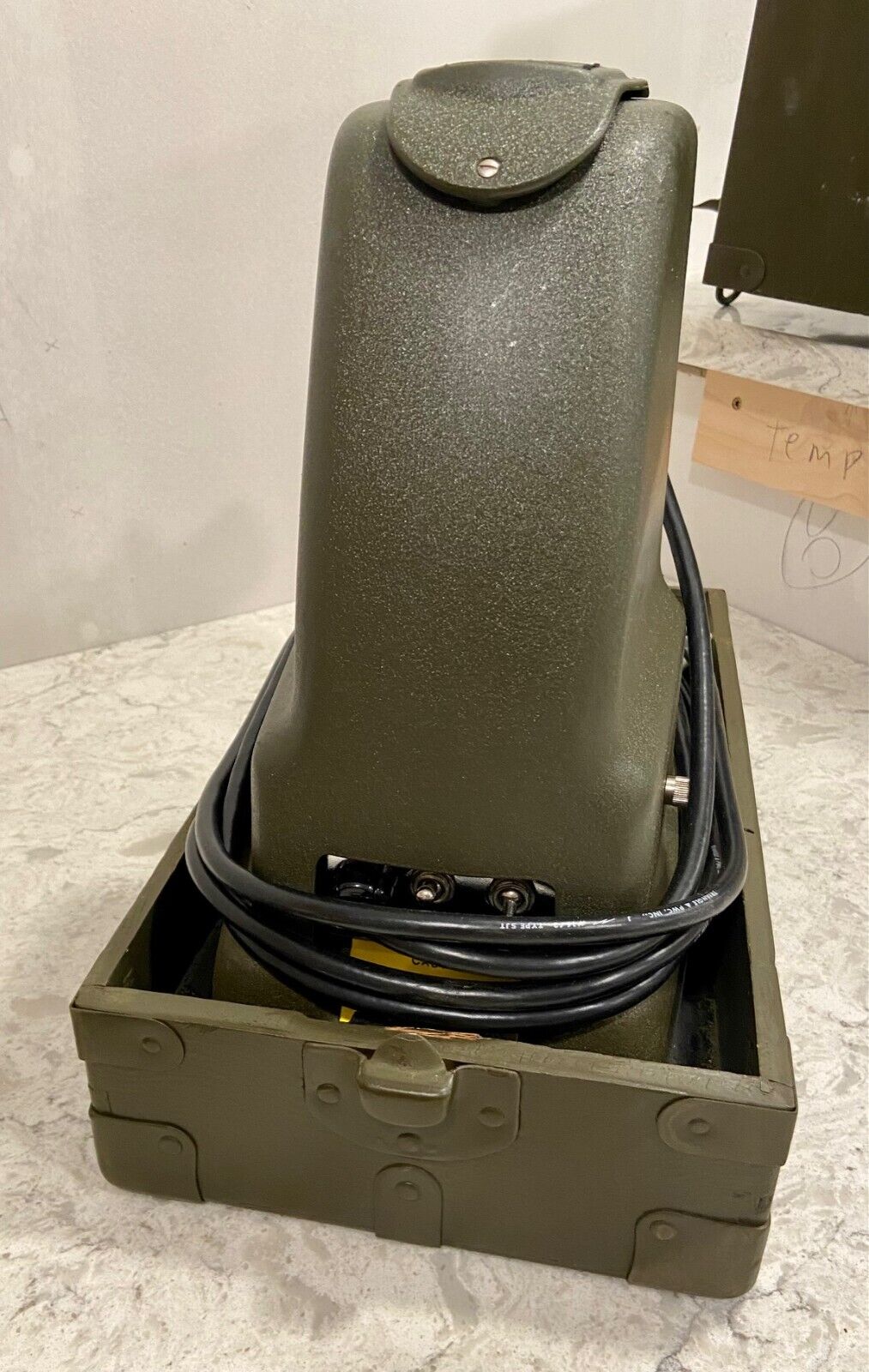 NOS US Army Projector PH-222-C AP-9 w/ Case, Box, & Manuals Tobyhanna Depot Без бренда - фотография #10