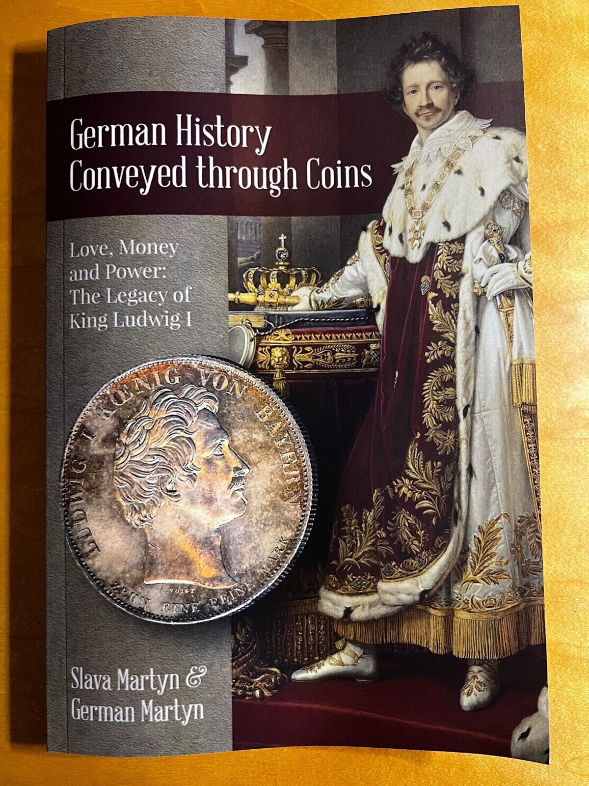 S.Martyn, G. Martyn. German History Conveyed through Coins.  Signed by Author. Без бренда