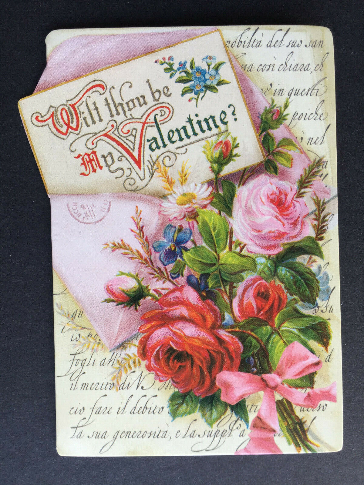 Punch Studio Valentine Cards SET 12 Ephemera Antique Victorian Cat Dog Bird Punch Studio 53786 - фотография #3