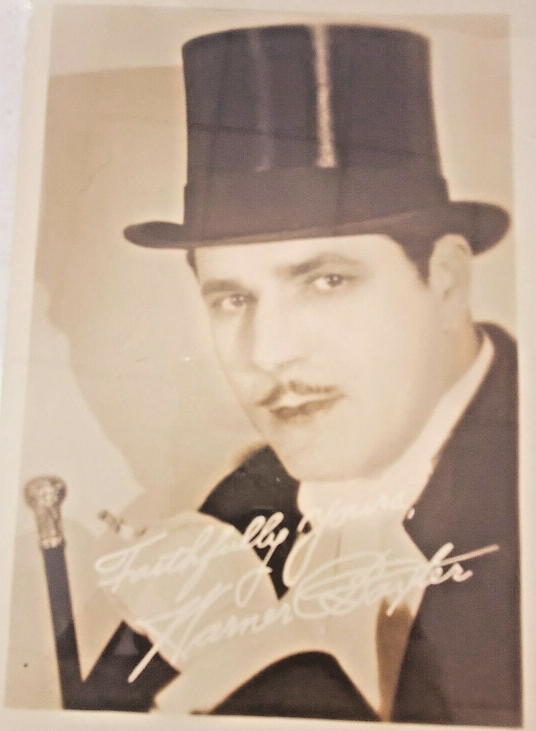 Warner Baxter (2) 5x7 Autographed Sepia Photos  **REPRINTS** Без бренда - фотография #4