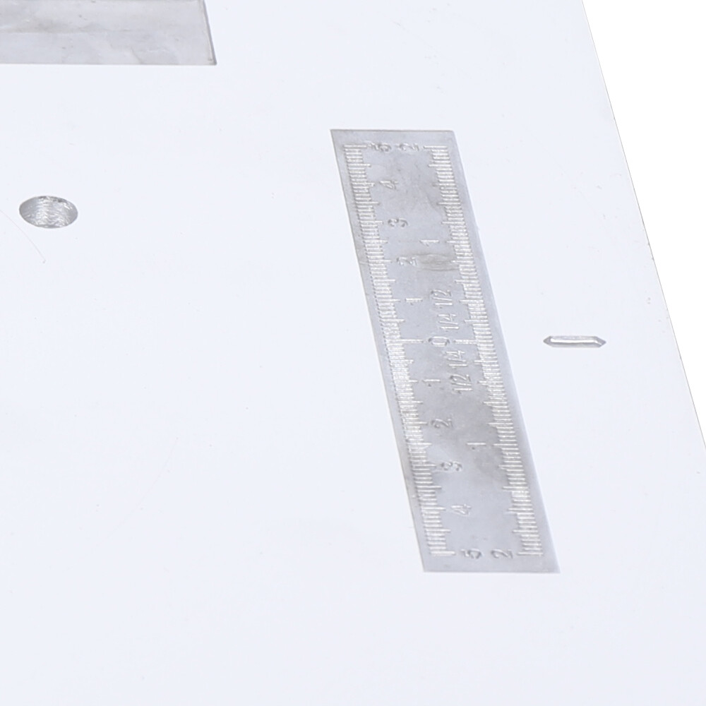 Aluminum Router Table Insert Plate w/Rings Screw For Woodworking Benches Trimmer Unbranded Does Not Apply - фотография #6