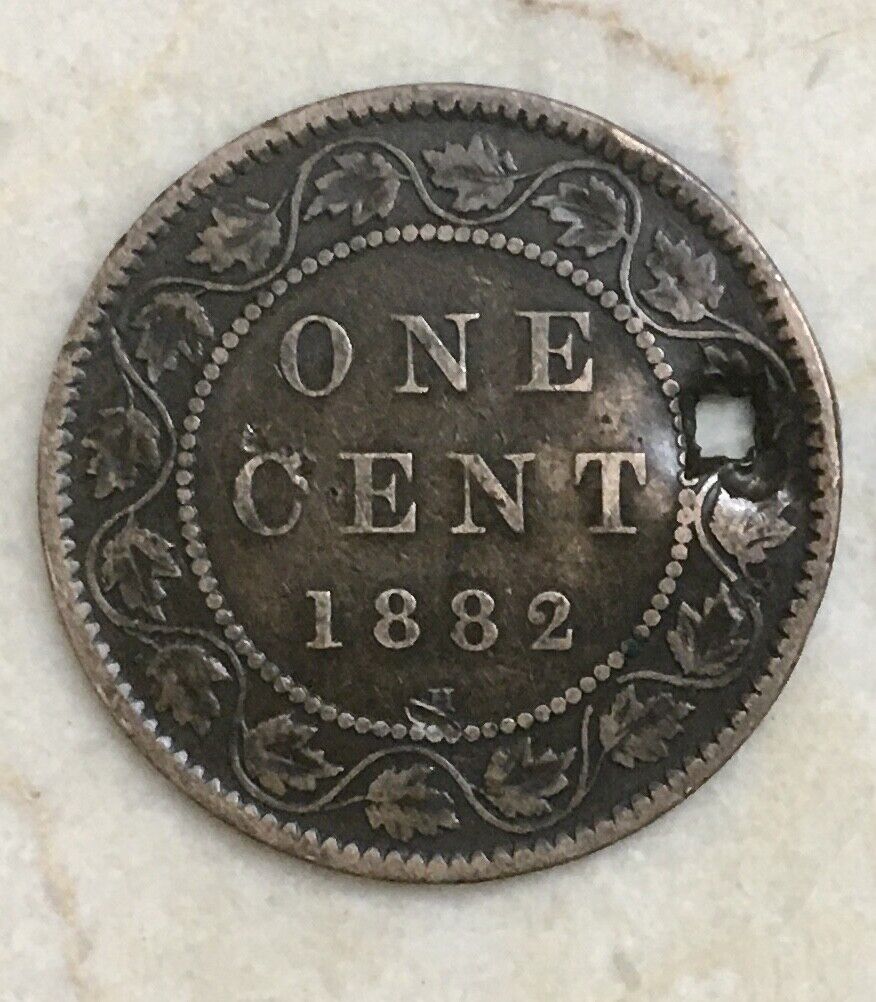 1859 - 1882-H CANADA ONE CENT VICTORIA DEL GRATIA REGINA three copper large cent Без бренда - фотография #6