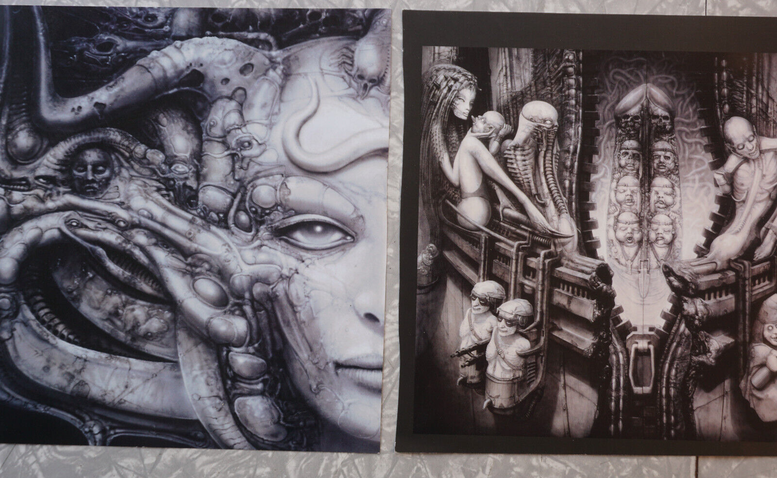 H.R. Giger Alien Vintage Art Pages Lot EXCELLENT CONDITION! FREE SHIPPING! Undisclosed - фотография #9