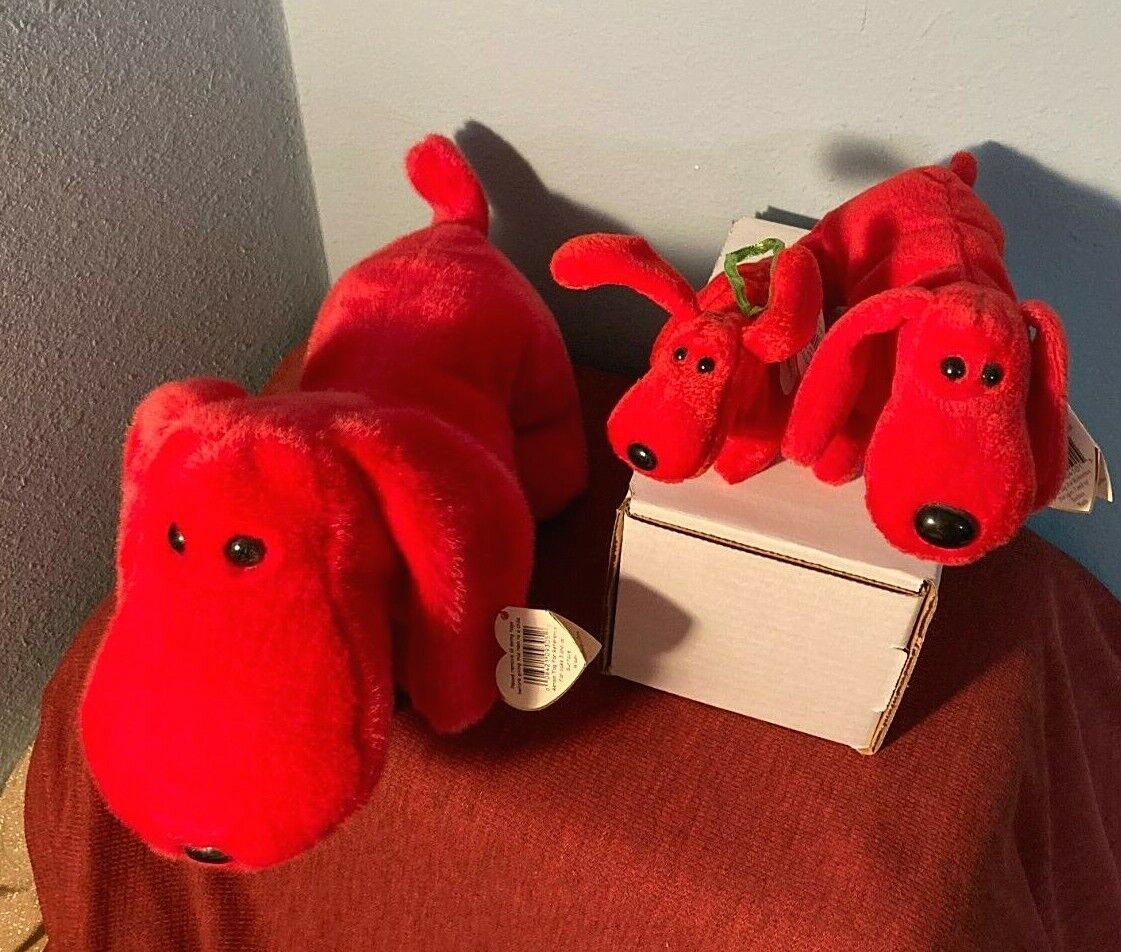 Ty Buddy-Beanie Baby & Jingle Beanie-ROVER the Red Dog-Brand New-Mint w/Mint Tag Ty 4101 - фотография #2