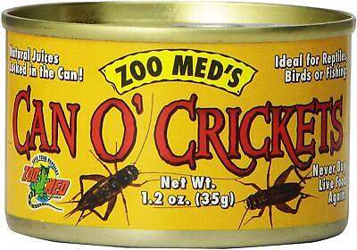 Zoo Med Can O' Crickets Canned Food for Reptiles 1.2 ounces - 3 Pack Zoo Med ZM-41