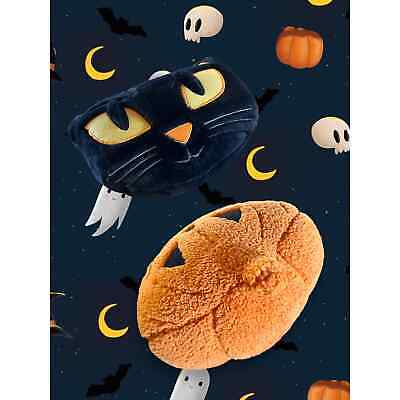 Lot Hyde & EEK! Boutique Target Halloween Pumpkin Black Cat Pillows 2022 Throw  TARGET - фотография #3
