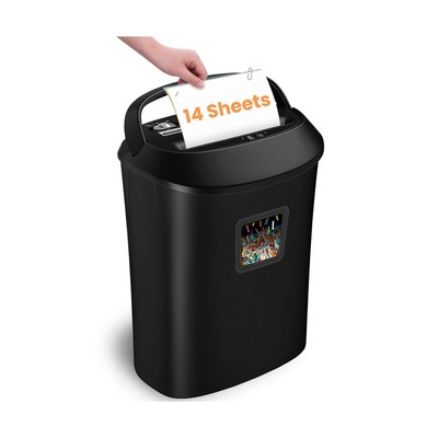 Paper Shredder,VidaTeco 14-Sheet Cross-Cut Shredder with US Patented Cutter,A... VidaTeco OS-1201C