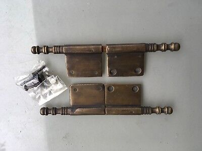 4 lift off Brass DOOR french small hinges old age style restoration heavy 5" B Без бренда - фотография #3