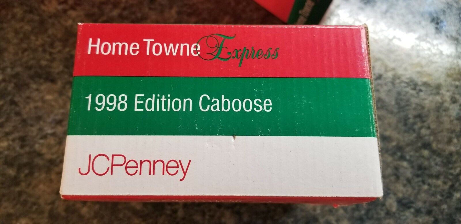 Vintage JCPenney 1998 Home Towne Express 6 Piece Christmas Train Set IOB JCPenney - фотография #4