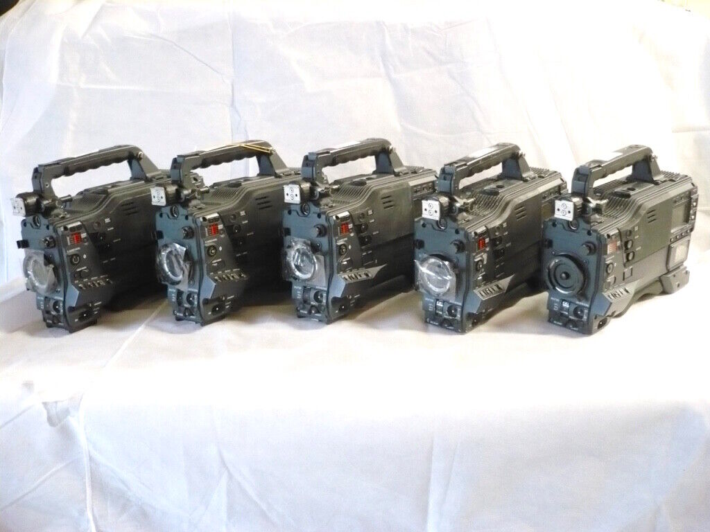 Lot of 5 used Panasonic AJ-SDX900P camcorders Panasonic AJSDX900