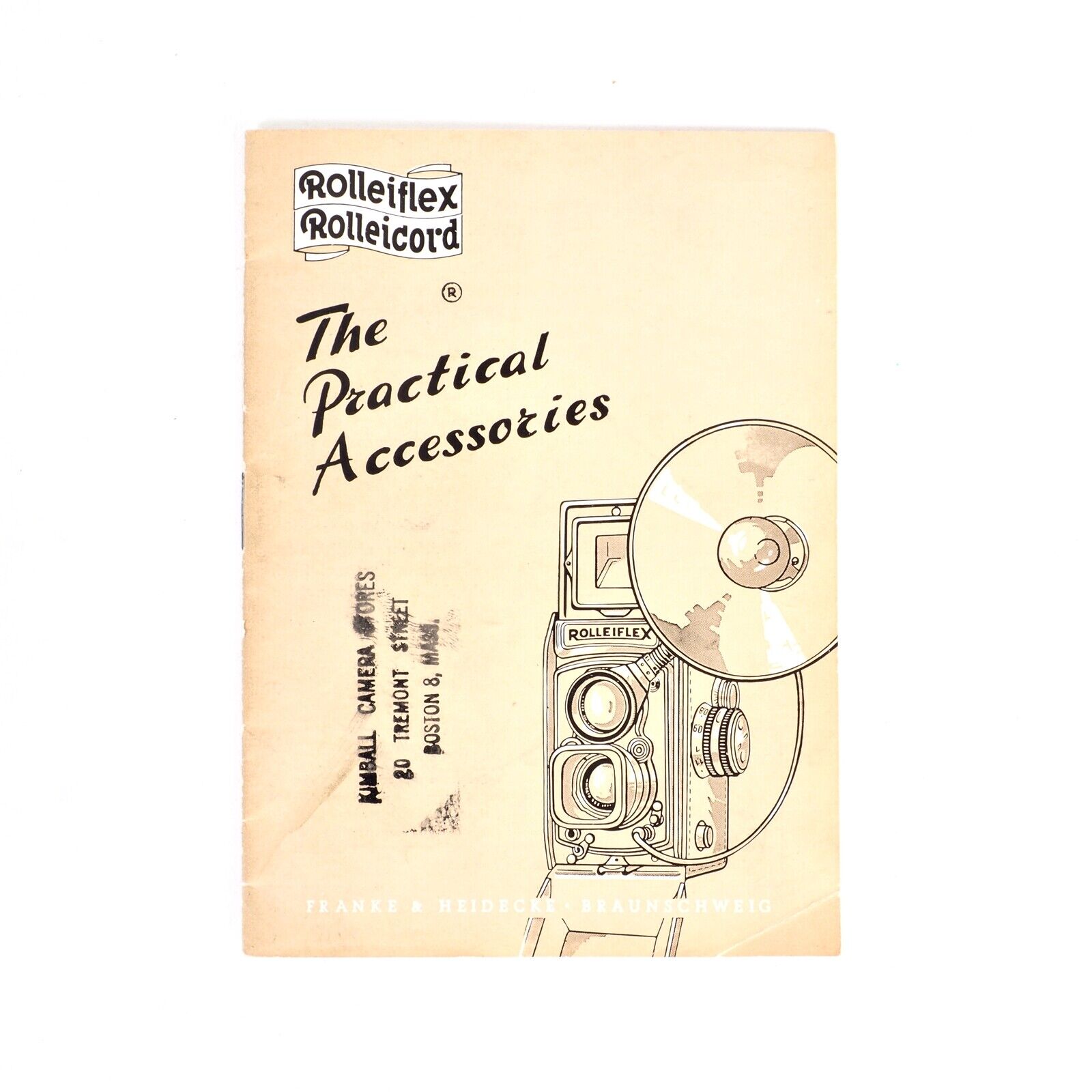 +Set of 3 Vintage Original Rolleiflex/Rolleicord Camera Sales Brochures Rolleiflex - фотография #2