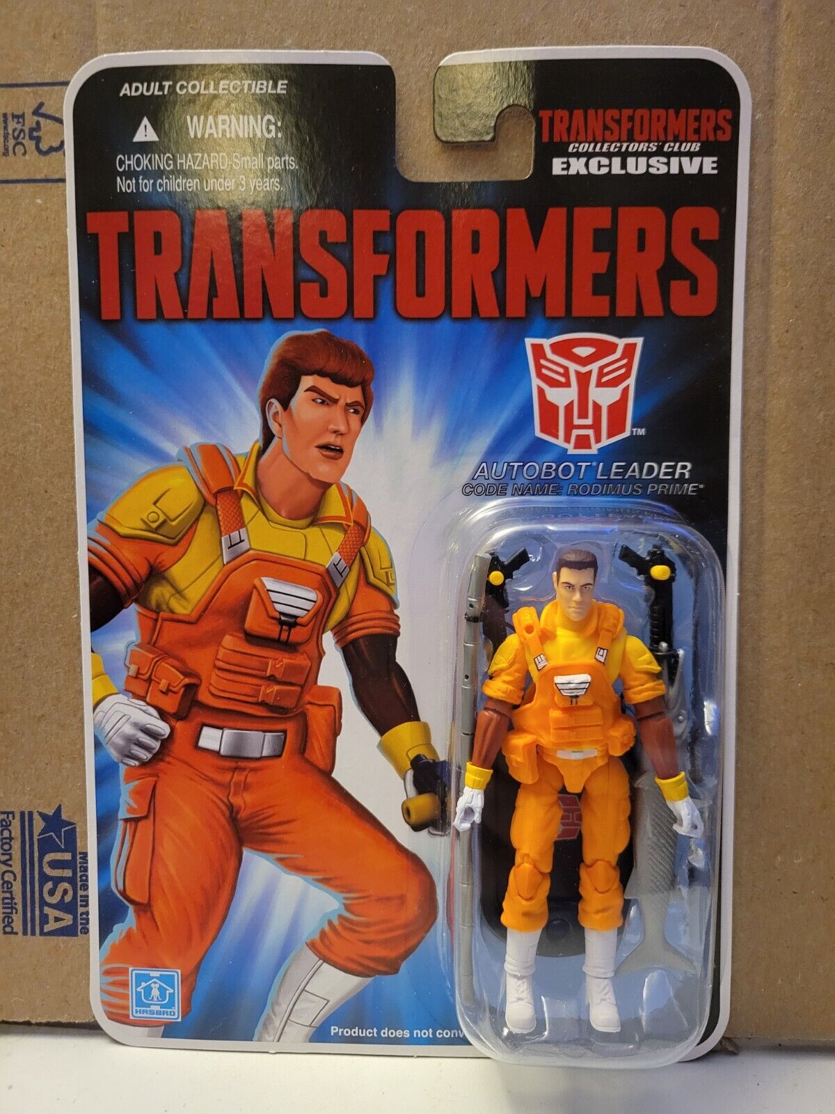 RODIMUS PRIME & ARCEE Only Human Transformers GI Joe Collectors Club Crossover Hasbro - фотография #2