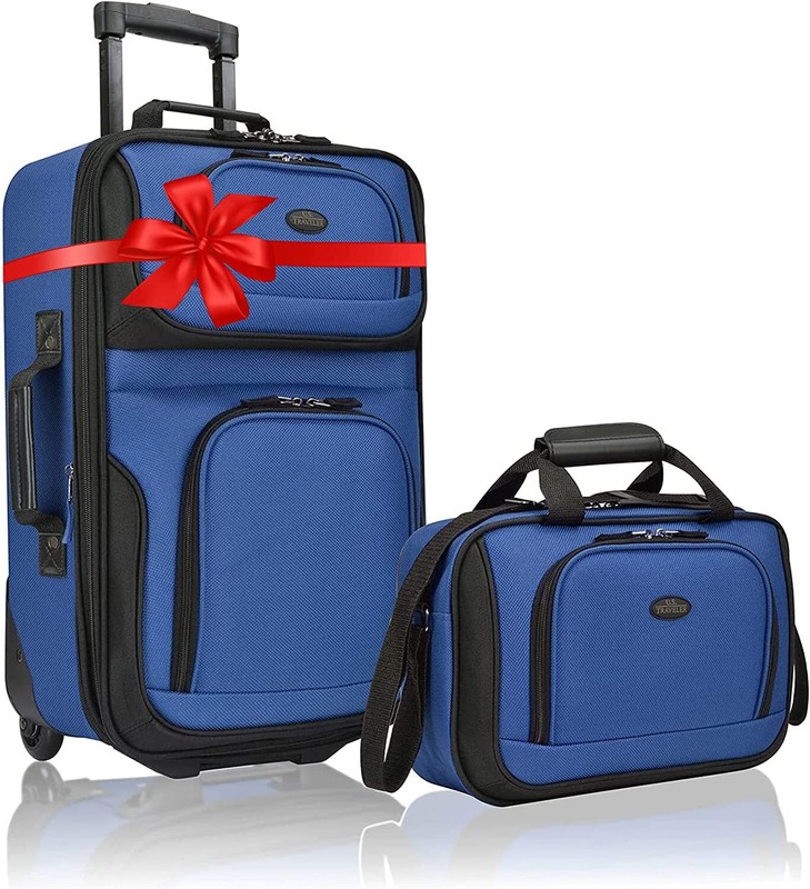 U.S. Traveler Rio Expandable Carry-On | Luggage Set Travel Bag Trolley 2 Wheels U.S. Traveler - фотография #2