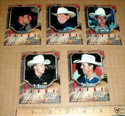 1995-1996 Ty Murray Tuff Hedeman Dan Mortensen Rodeo 6 promo card set new rare-  Без бренда - фотография #3