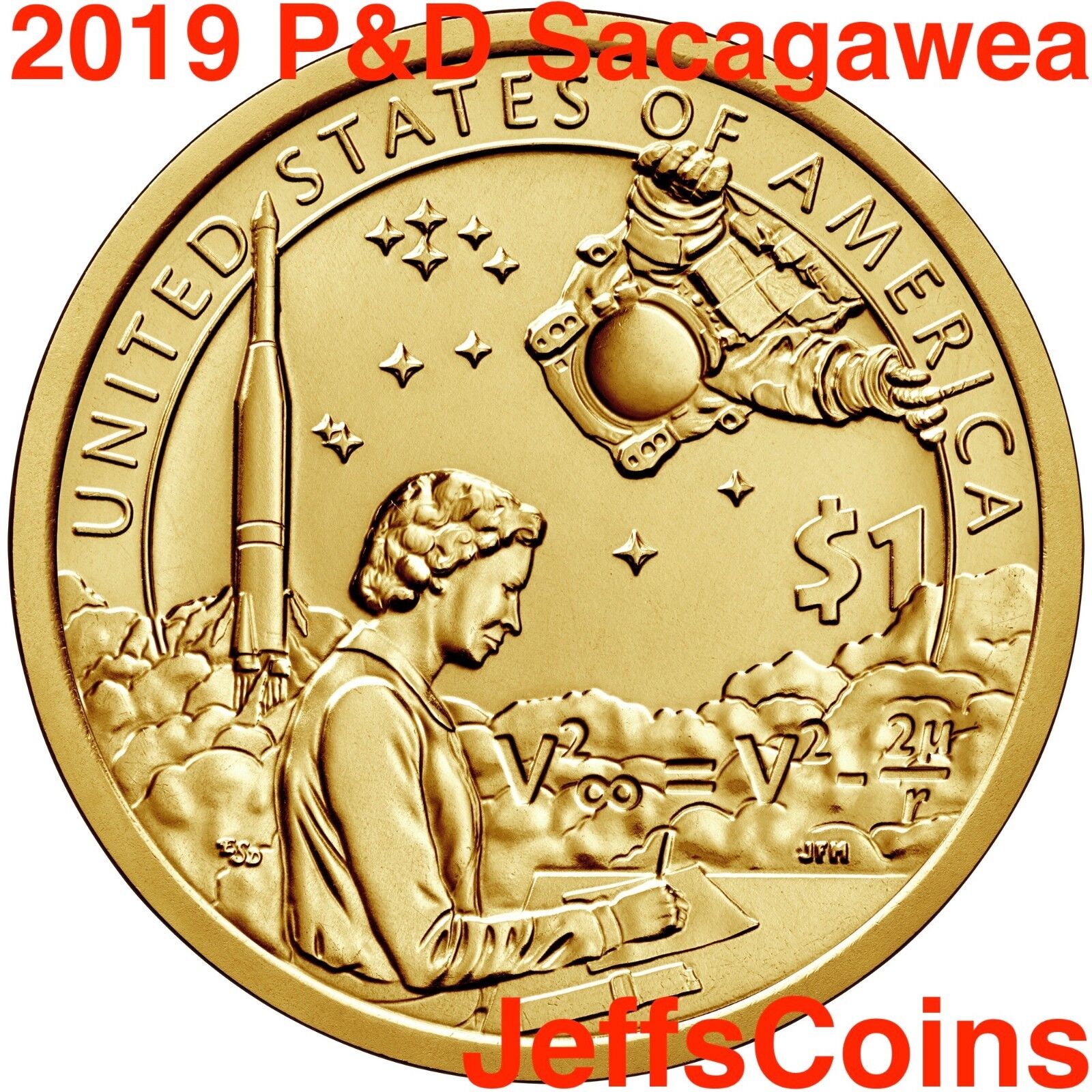 6 Set Susan B Anthony Sacajawea Native American Golden Dollar Presidential 2022 Без бренда - фотография #2