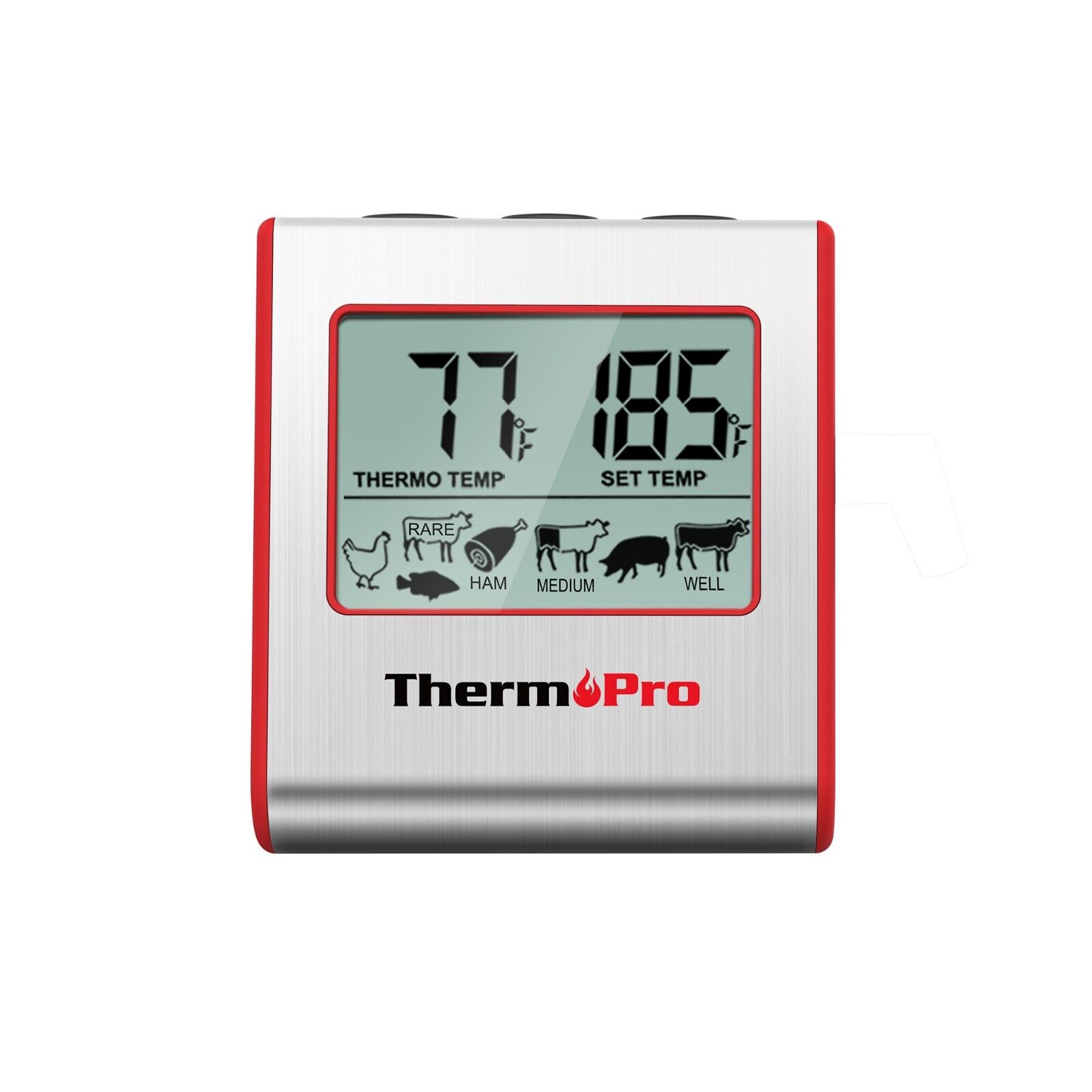 ThermoPro TP16W Digital Meat Thermometer for Cooking Smoker Oven, Large LCD ThermoPro TPP16W - фотография #11
