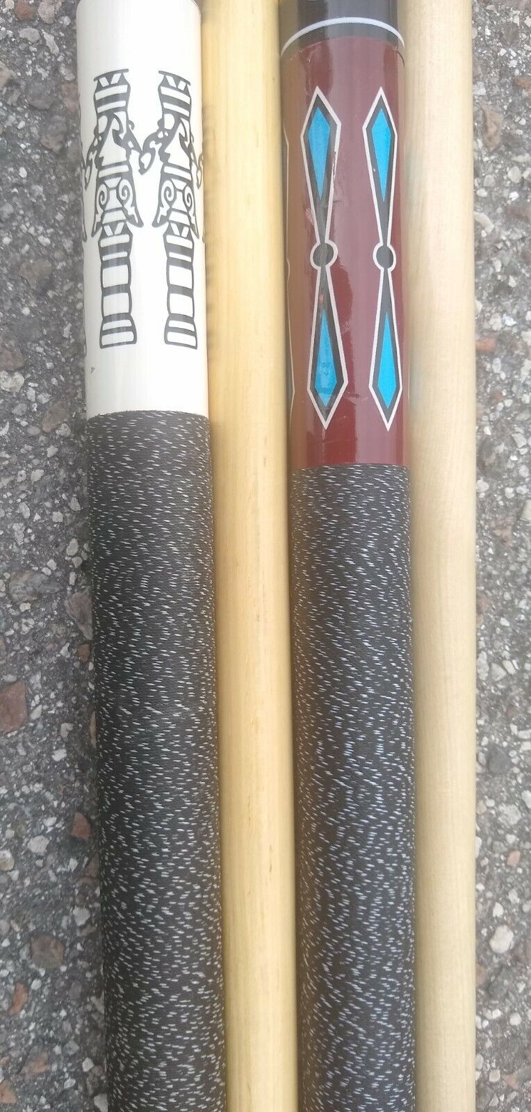 President Wood Pool Cue Stick Lot Of 2 Two Piece Billiards Repair As Is President Does Not Apply - фотография #5