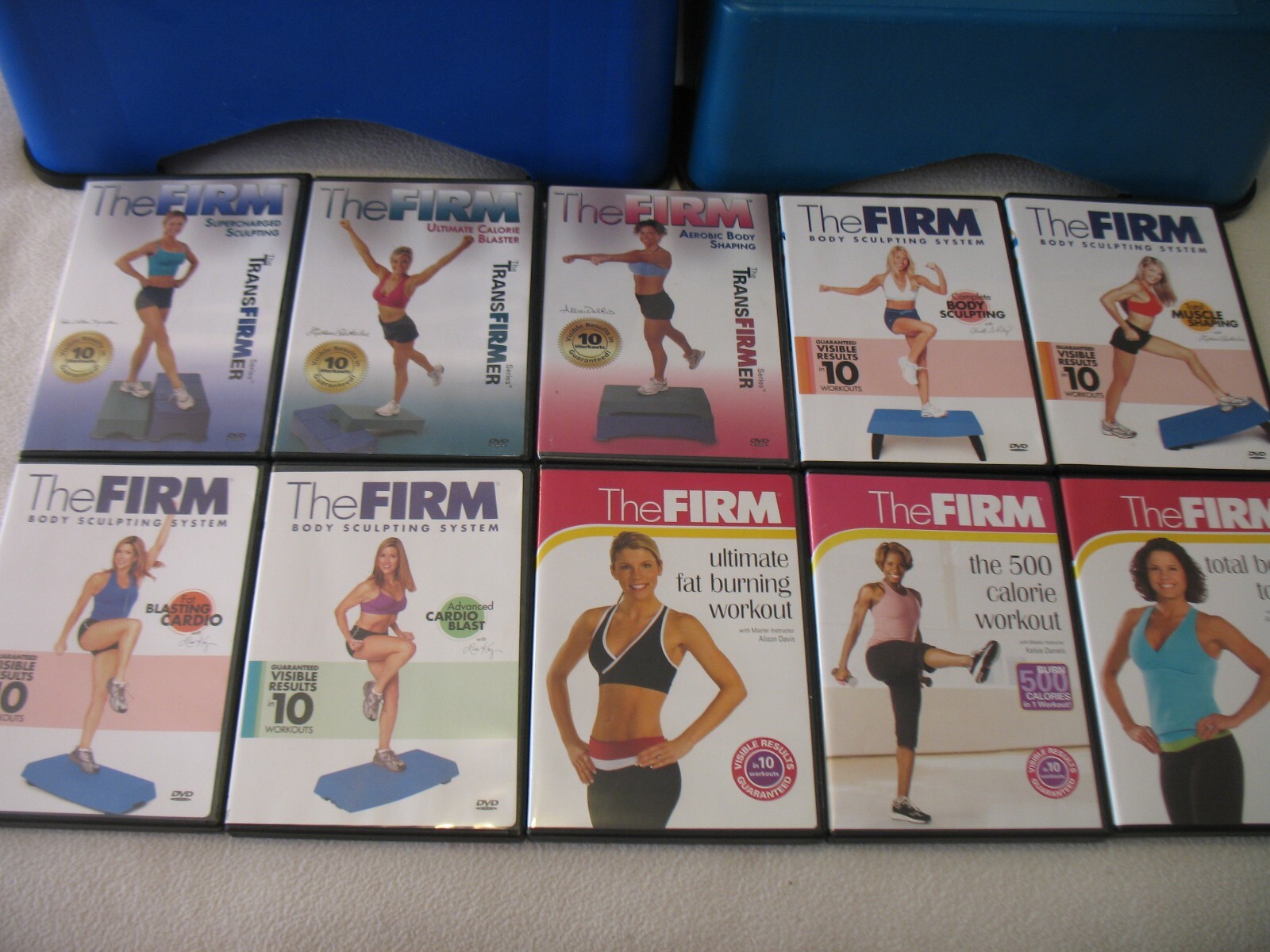 The FIRM TransFirmer Exercise Steps Stepper with (10) Firm DVDs "All 8 Feet" The Firm Transfirmer - фотография #3