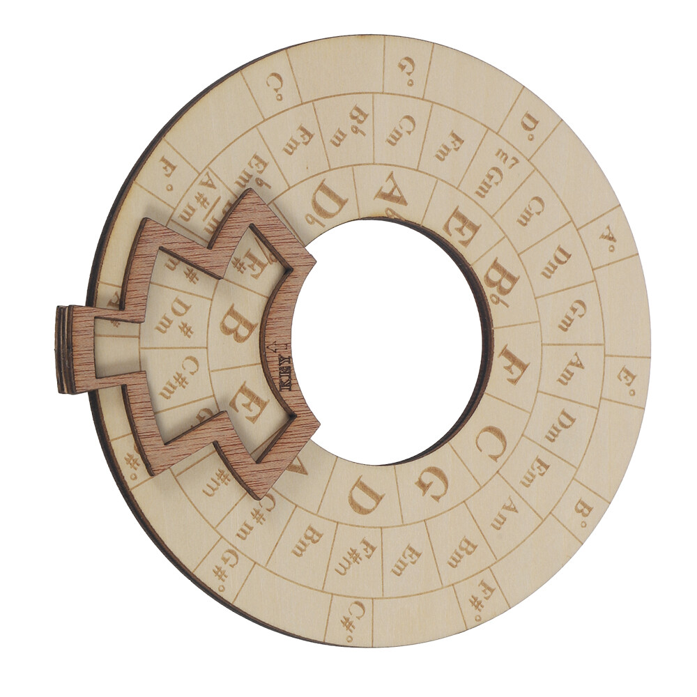 Wooden Melody Tool,Circular Wooden Wheel Musical Educational Tools 4.7*4.7*0.5" Unbranded Does Not Apply - фотография #12