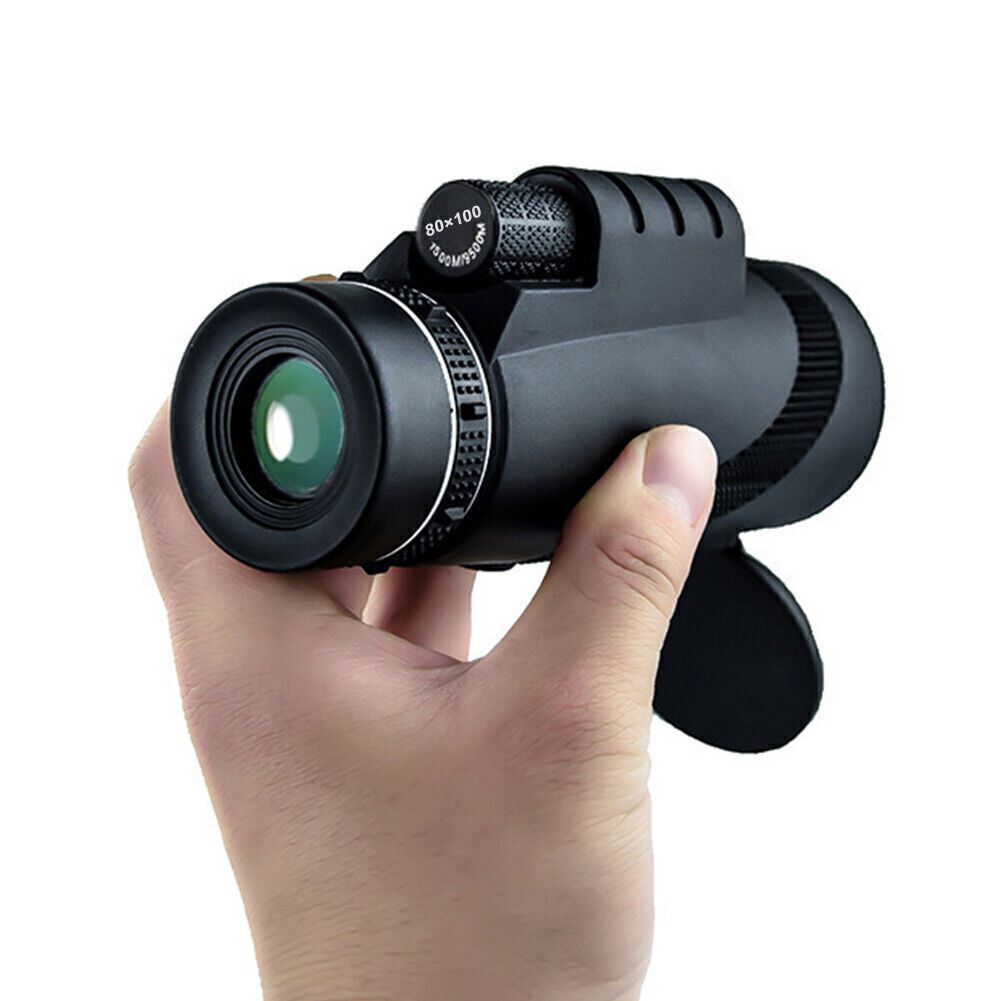 2PCS Day/Night Vision 80x100 Zoom HD Monocular Outdoor Monocular Telescope USA Unbranded - фотография #7