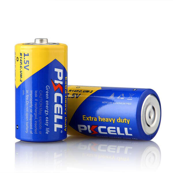 32PC C Cell Heavy Duty Batteries R14P E93 PC1400 UM2 1.5V Carbon-Zinc For Lights PKCELL Does Not Apply - фотография #2