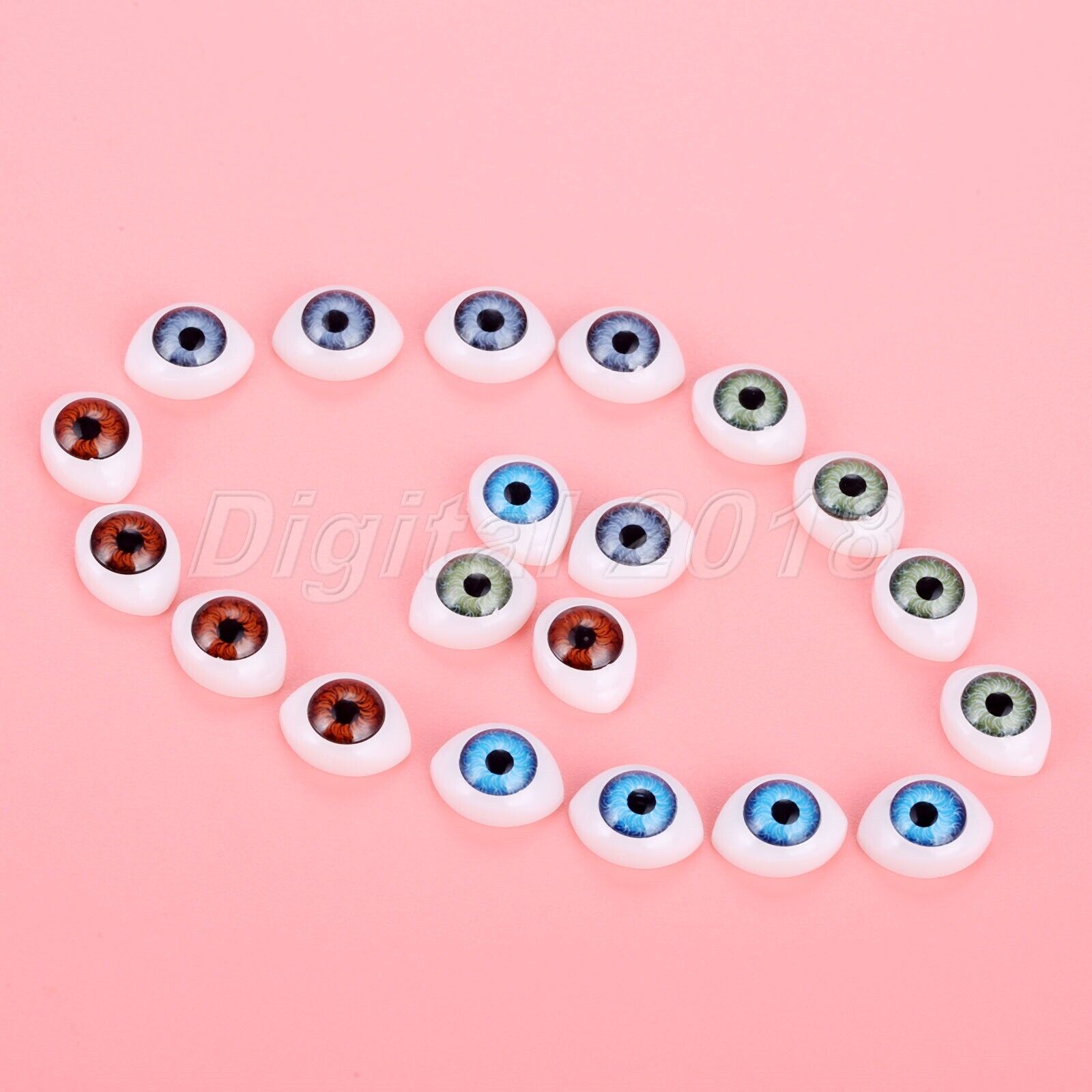 100Pcs 0.47"*0.63" Safety Doll Eyes Toys For Doll Making Eyes Doll Accessories Unbranded Does Not Apply - фотография #6