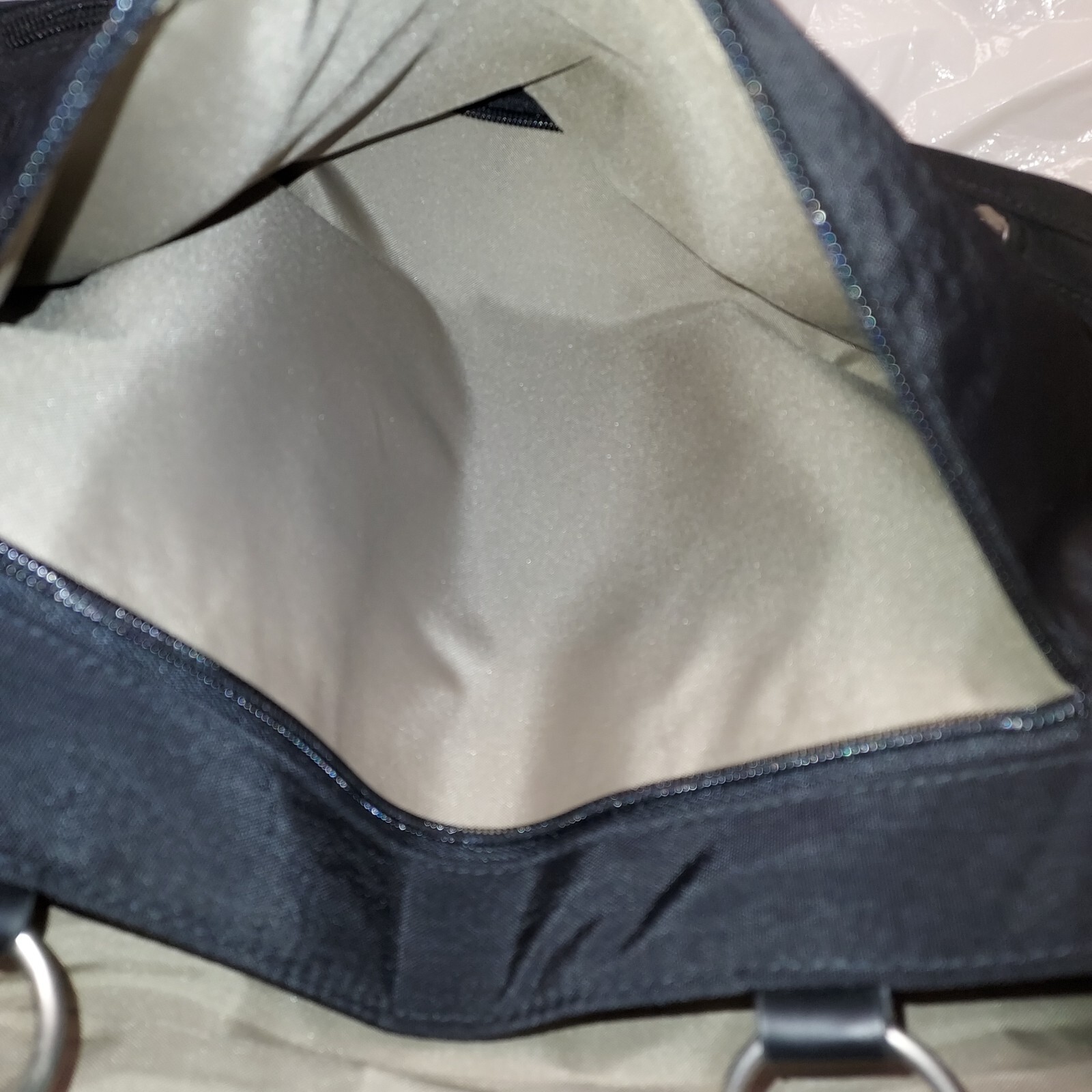 Baggallini  A La Carte Tote leather handles black & pattern make up bag(2) ITEMS Baggallini Baggallini A La Carte - фотография #5