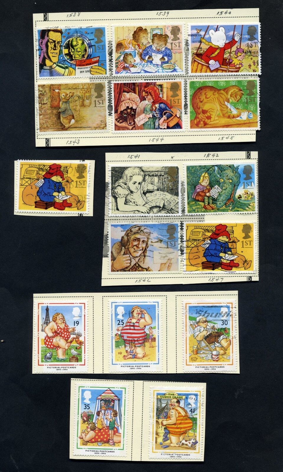Lot of 55 stamps, UK, 1994 Scott Identified, Nine Complete Sets Без бренда - фотография #2