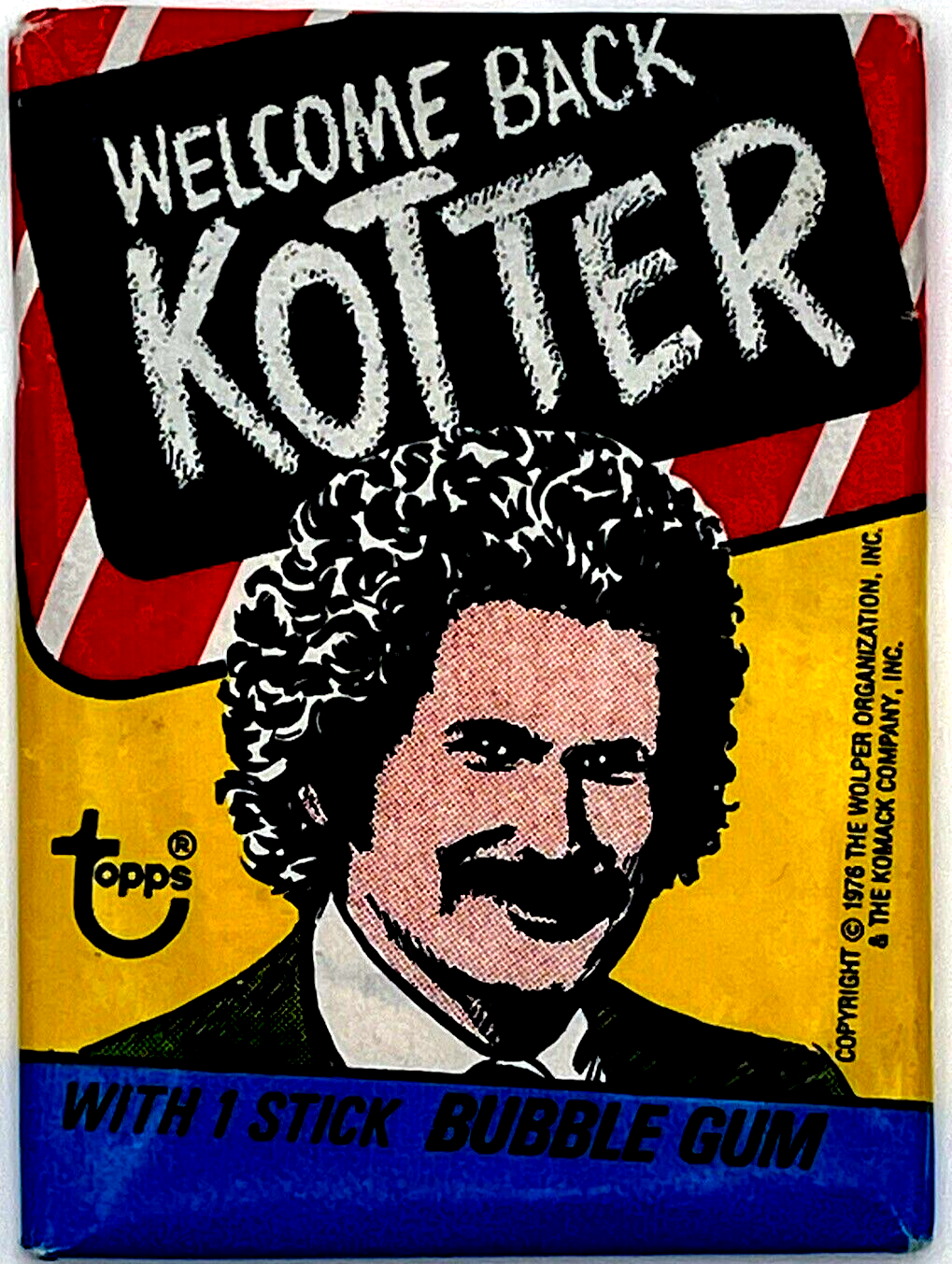 Vintage 1976 Topps WELCOME BACK KOTTER Trading Cards SEALED Wax Chewing Gum Pack Без бренда - фотография #2