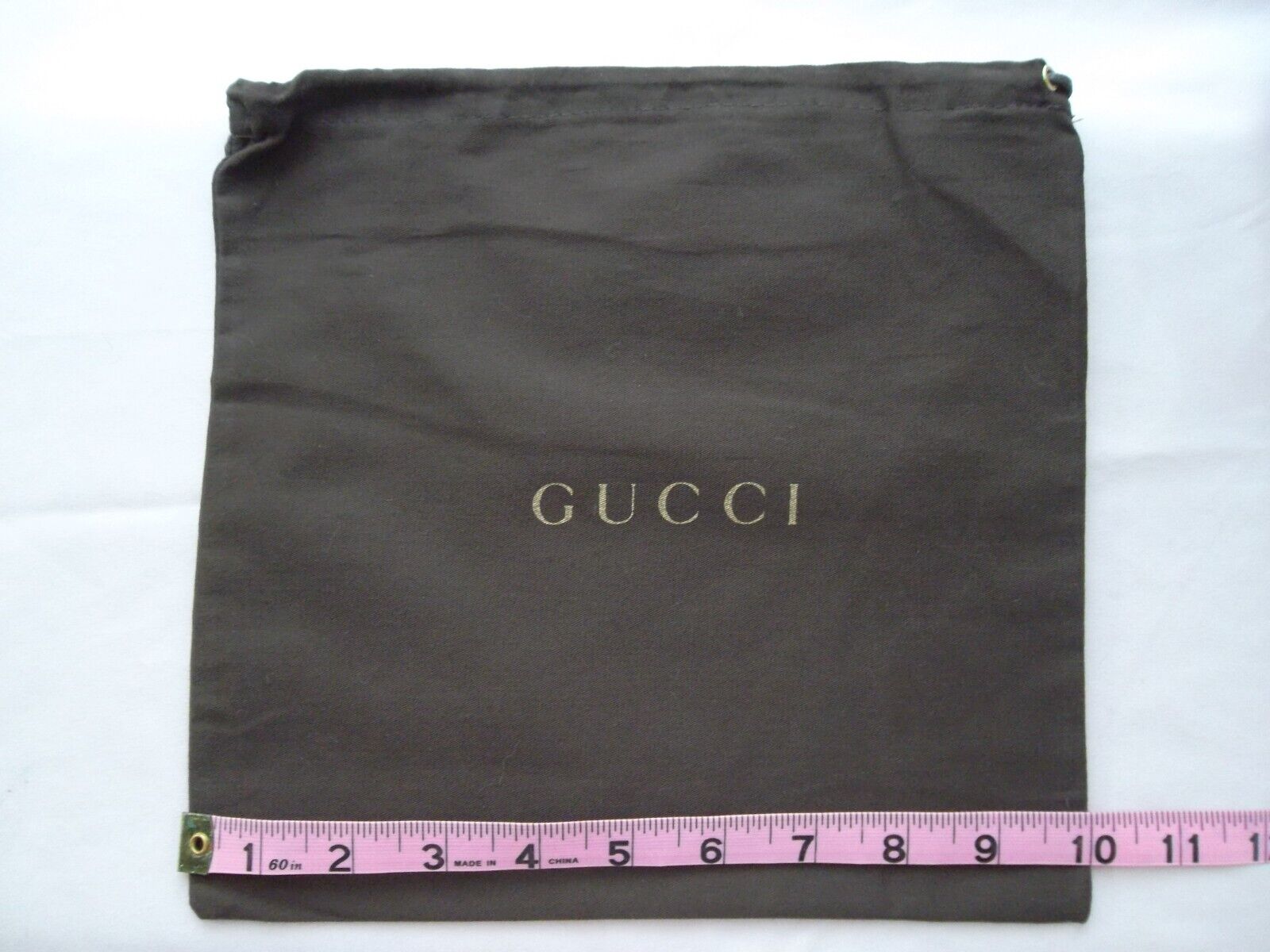 Lot 2 Gucci Drawstring bag, Dust Cover, Pouch  10" x 9.75"  New! Gucci - фотография #3