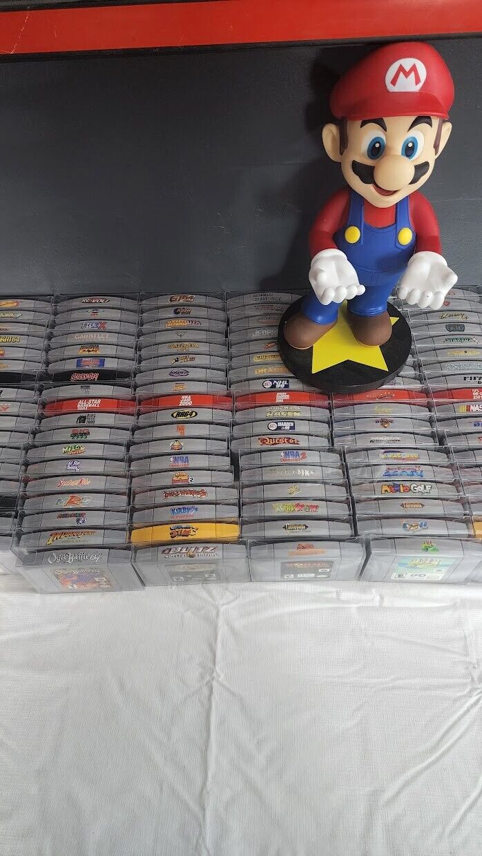 Complete Nintendo 64 Video Game Collection Set All 296 North American N64 Games Без бренда Nintendo 64 - фотография #10