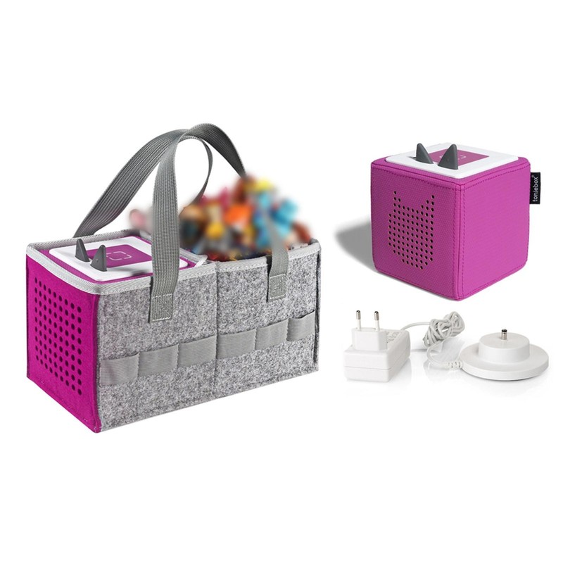 Travel Felt Bag Large Capacity Grey Storage Bag For Tonies Box Starter Set US Unbranded Does Not Apply - фотография #9