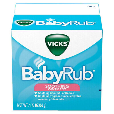 Vicks [VapoRub] BabyRub Soothing Ointment 1.76 oz (Pack of 2) Vicks Does not apply