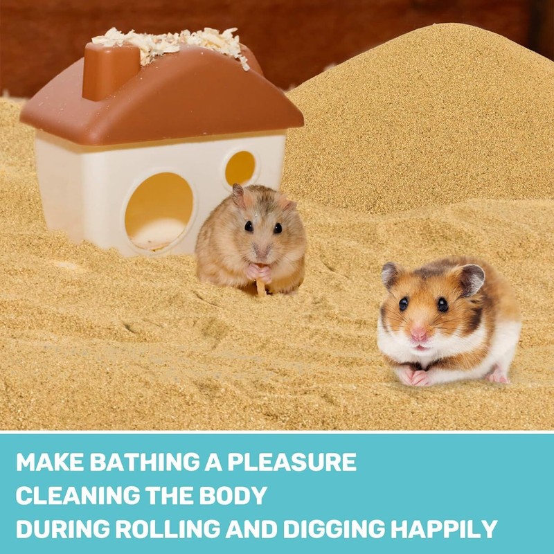 Desert Bath Sand No-Dust Bath or Potty Litter Sand Other Small Pets 900 Unbranded - фотография #4