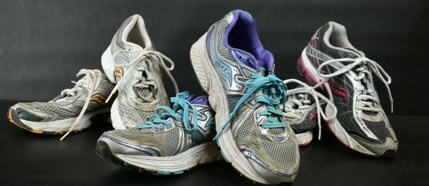 Lot of 3 Saucony Women's Size 10 Running Shoes Tennis Shoes Activewear Sneakers Saucony
