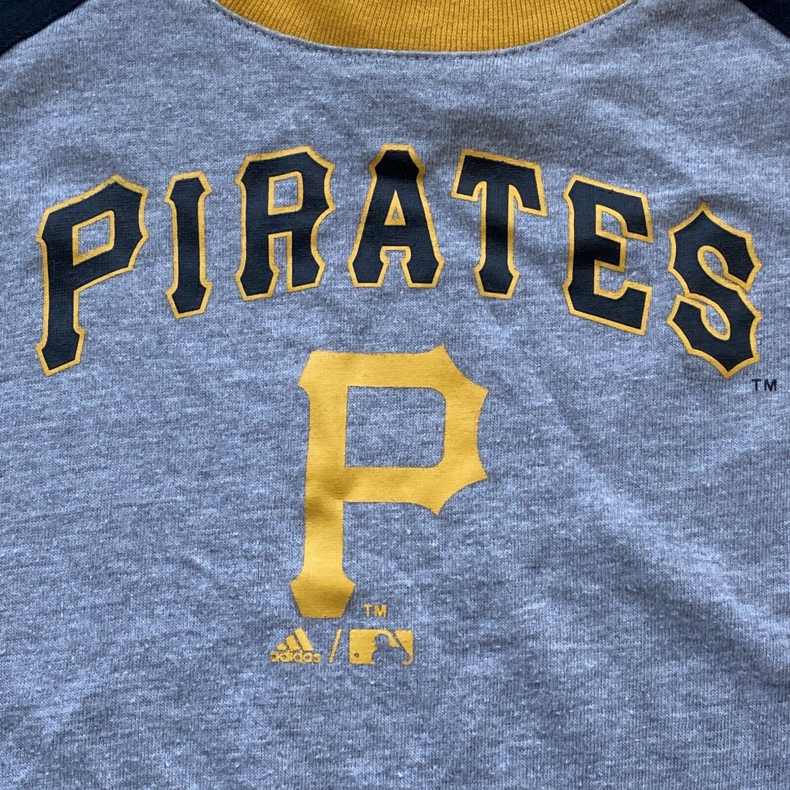 PIRATES Pittsburgh Lot 2 MLB Baseball Adidas Bodysuit T Shirt Snoopy Infant 24m Adidas - фотография #4