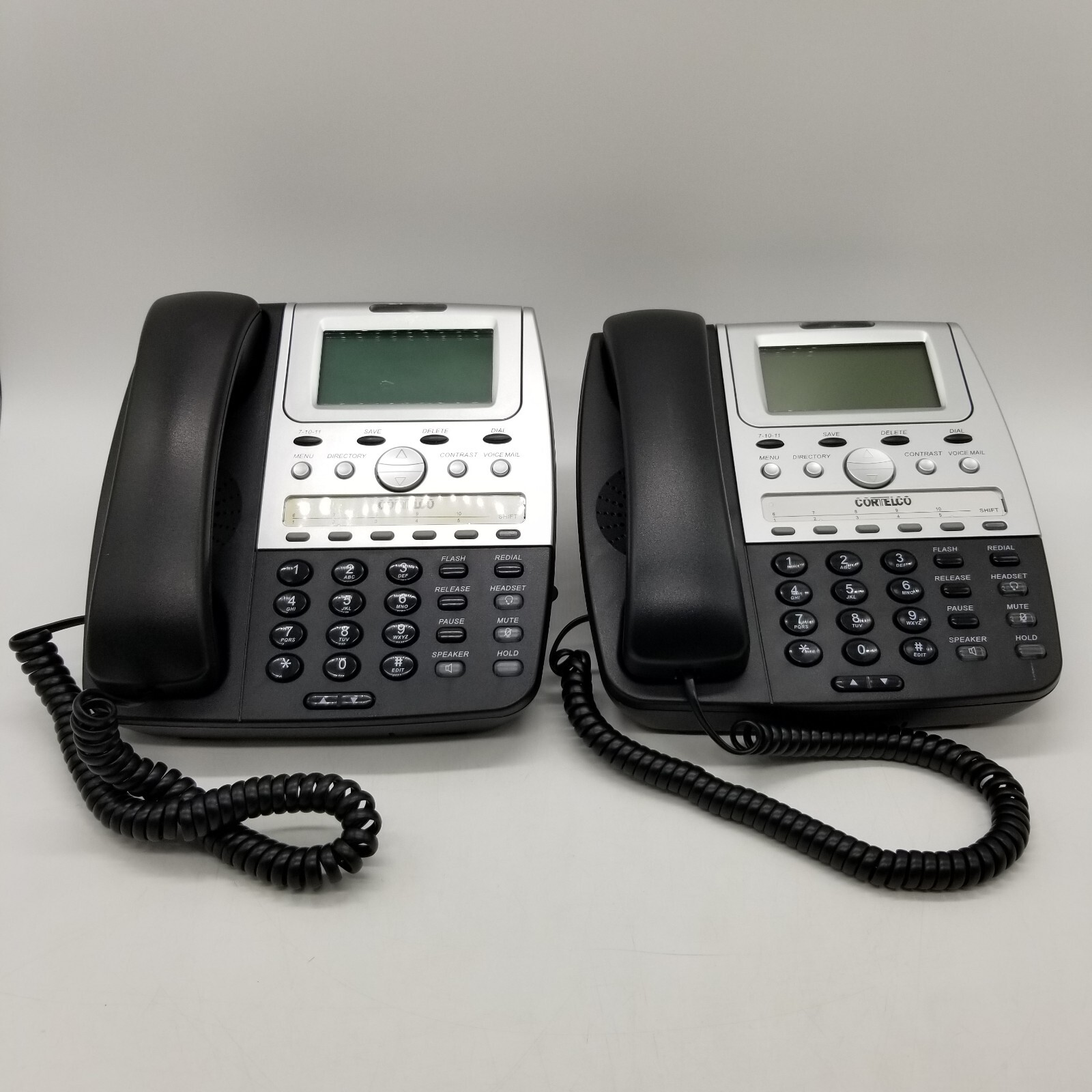 Lot of 2 Cortelco Corded Landline Office Desk Phones 270000-TP2-27S Replacements Cortelco Does Not Apply