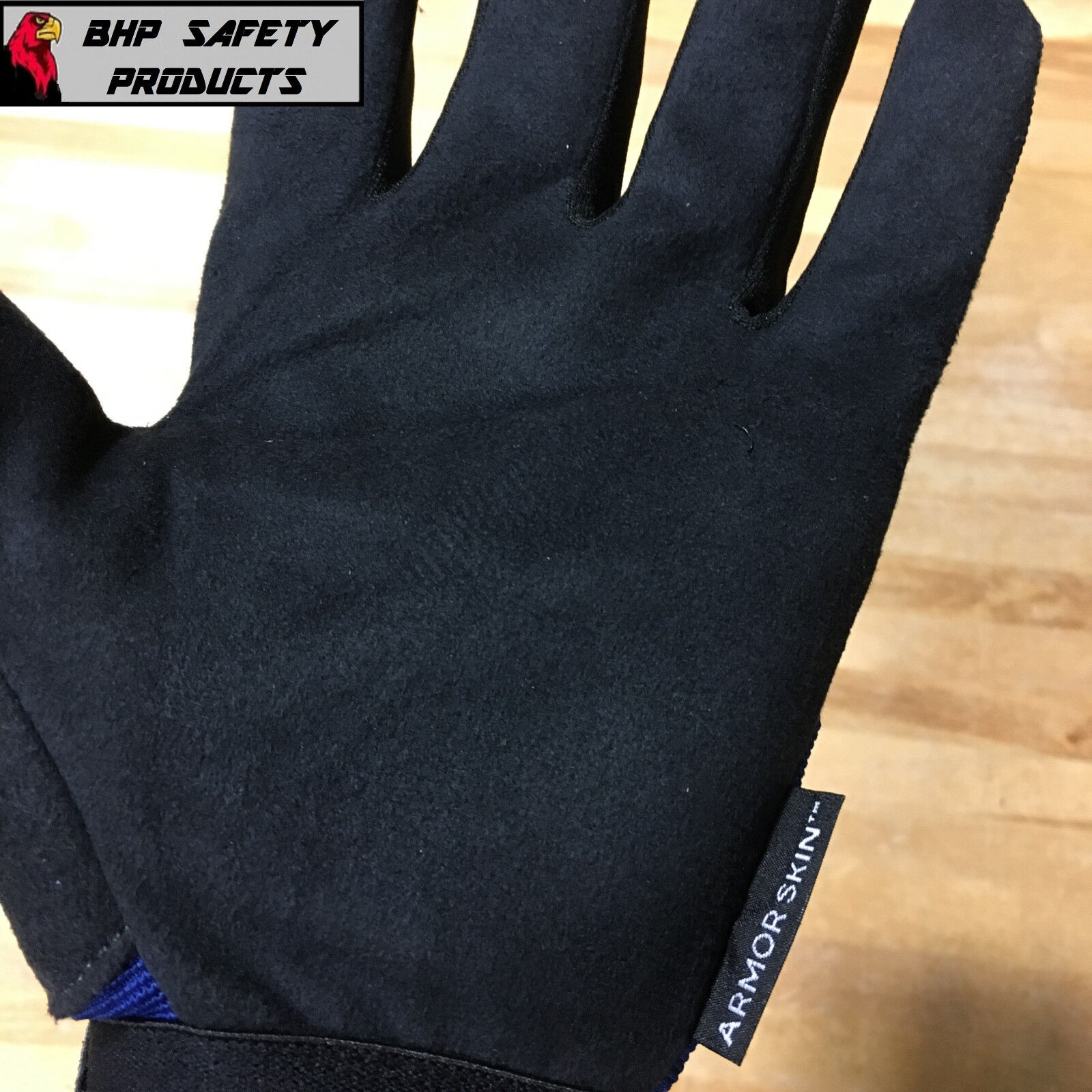 Mechanics Work Gloves Synthetic Leather Amorskin, Majestic Glove 2137BL (SM-2XL) Majestic 2137BL - фотография #6
