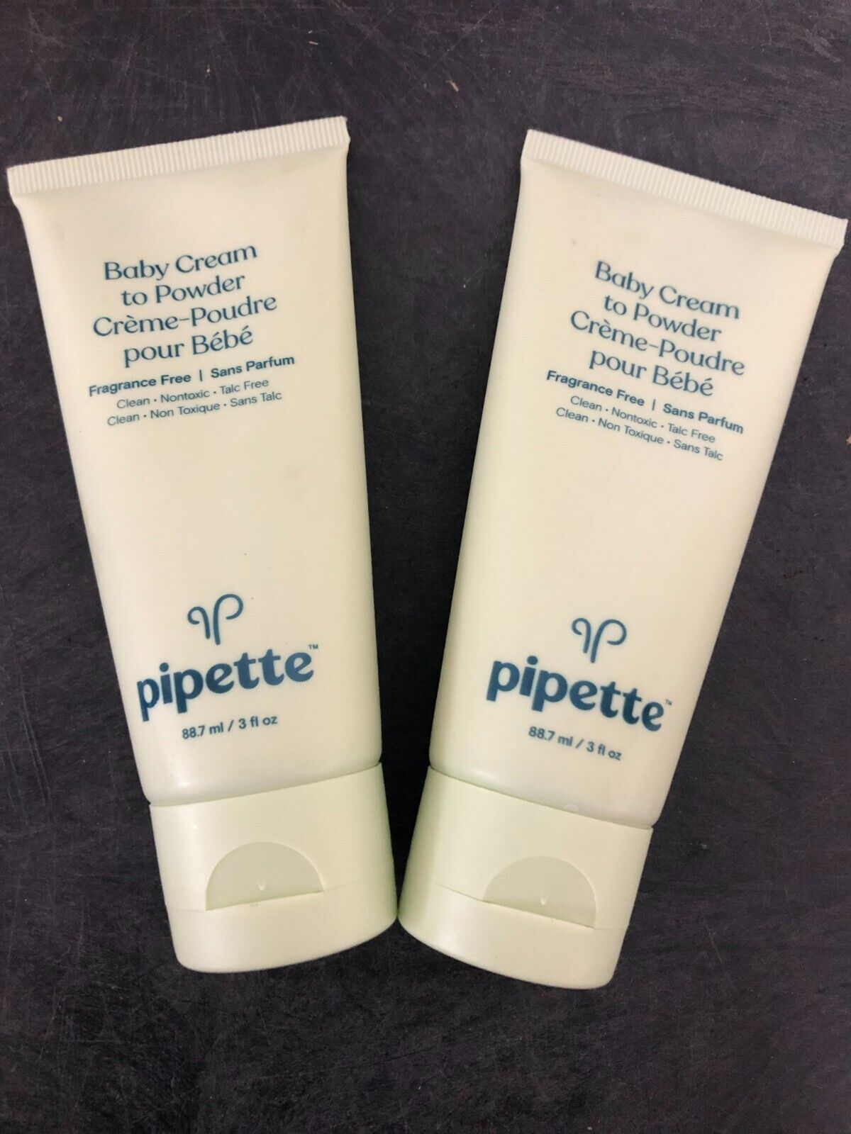 (LOT OF 2) Pipette Baby Cream to Powder 3 oz/ea   PIPETTE Does Not Apply