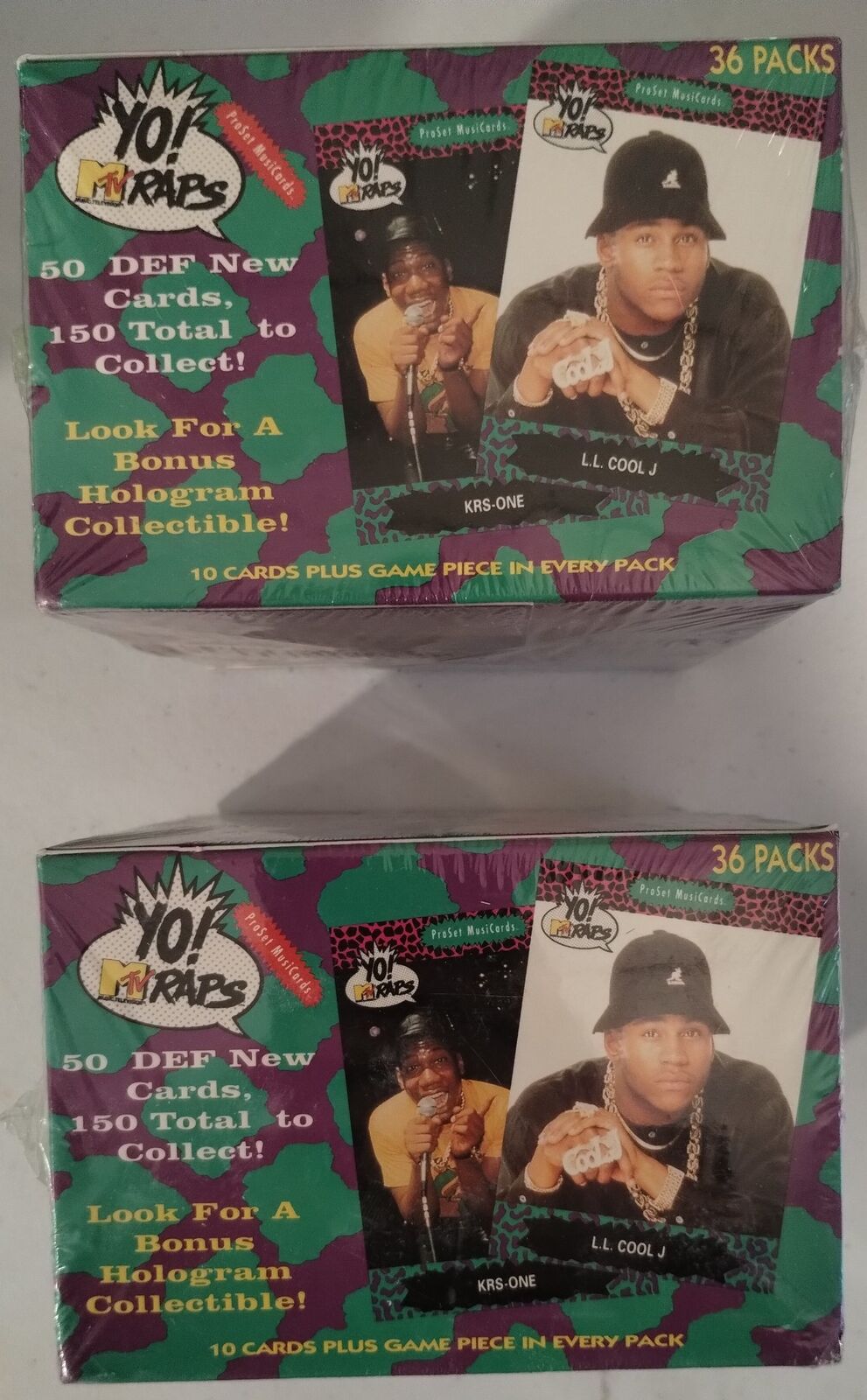 (2) 1991 PRO SET YO! MTV RAPS SERIES 2 UPDATE BOXES SEALED 36 PACKS PER BOX x2 Без бренда - фотография #8