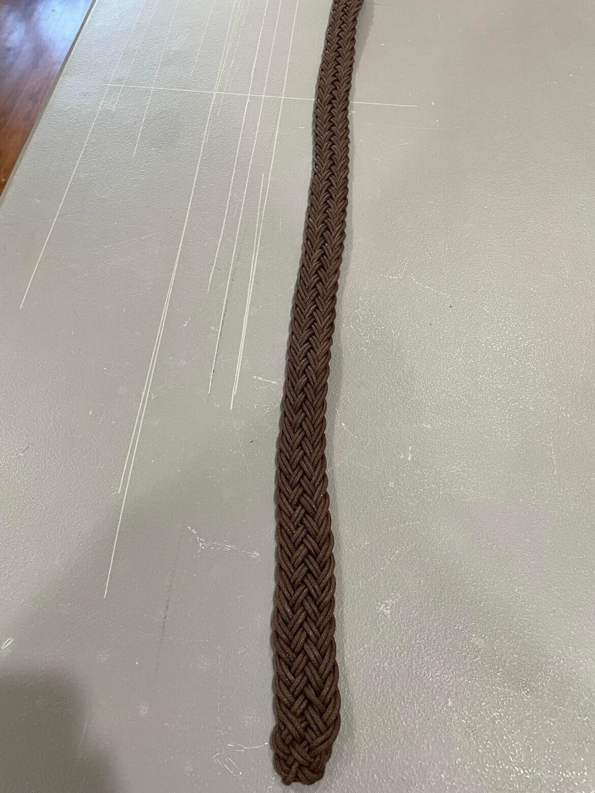 Women's Juniors Weave Belts - Brown & Brown & Beige Crochet - 31" Long-Lot of 2 Unbranded - фотография #6