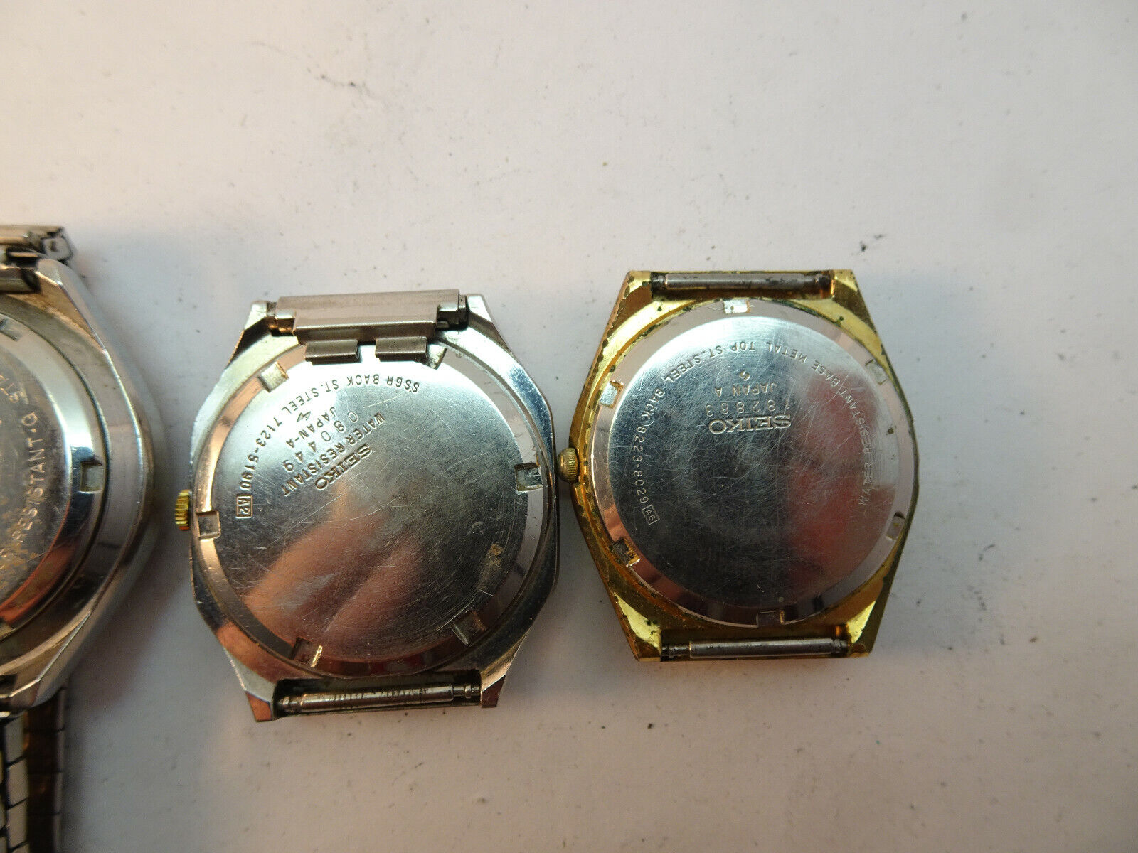 SEIKO QUARTZ LOT OF 6 WATCHES FOR RESTORATION OR PARTS. ALL NEED CLEANING REPAIR Seiko - фотография #6