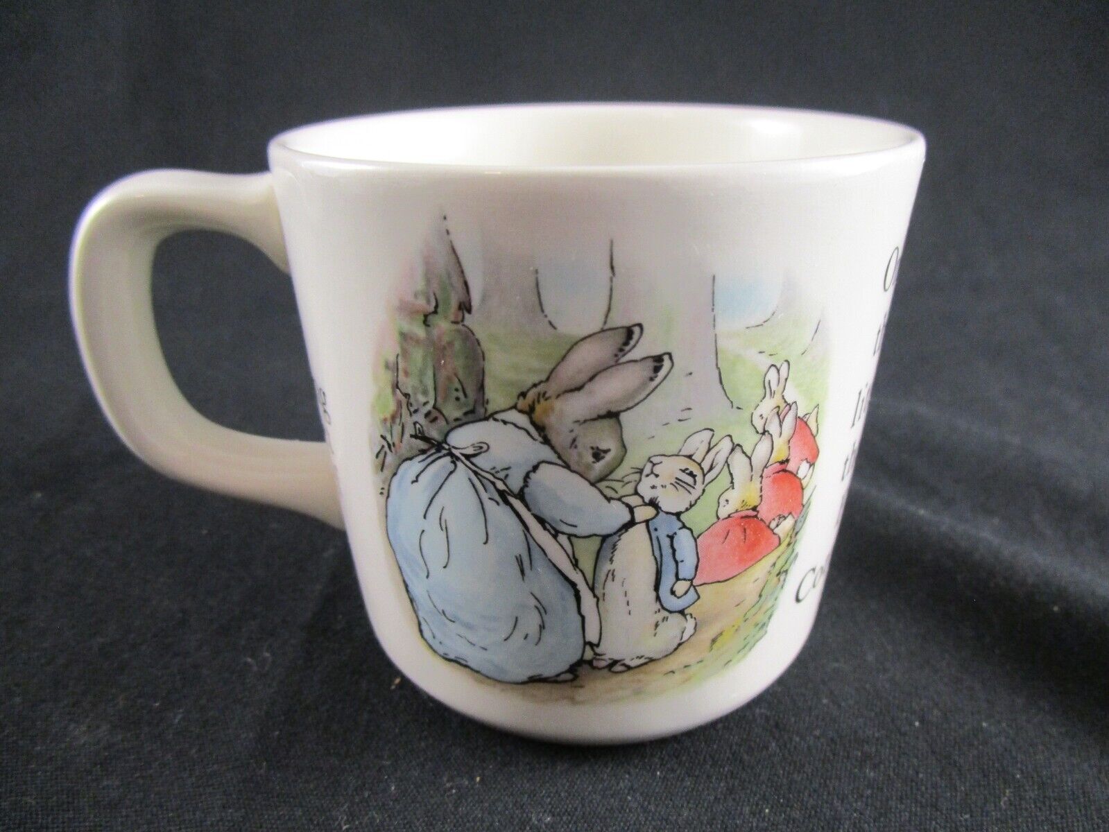 Wedgwood Beatrix Potter Peter Rabbit China Mug Cup 1 handle England Lot of 4 Wedgwood - фотография #7