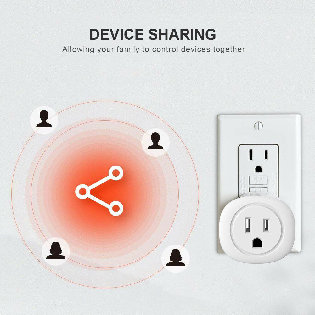 4X Smart WIFI Plug Switch Outlet Remote Voice Control Alexa Echo Google Home Kootion Does Not Apply - фотография #6