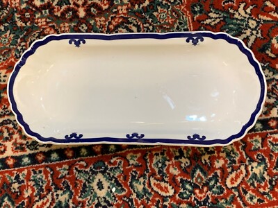 ANTIQUE HEINRICH & CO SELB BAVARIA WHITE BLUE SET 3 BOWL PLATTER A. PICK CHICAGO HEINRICH & CO. SELB ALBERT PICK COMPANY DOES NOT APPLY - фотография #4