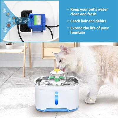 8PCS Sponge for Fountain Replacement Pet Fountain Foam Sponge Foam for Pet  L3A4 Unbranded Does Not Apply - фотография #5